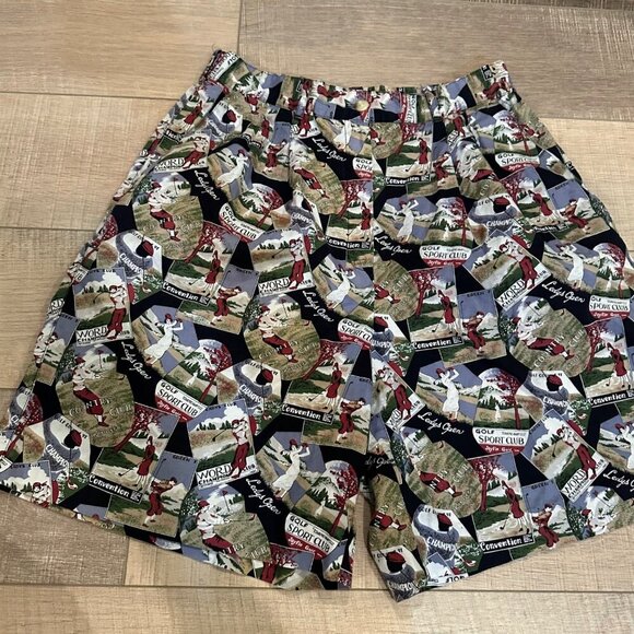 TAIL WOMENS SIZE 12 VINTAGE GOLF BERMUDA SHORTS - Picture 1 of 11